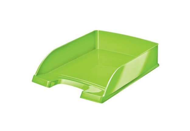 Immagine di Vaschetta portacorrispondenza WOW - 25,5 x 35,7 x 7 cm - verde lime - Leitz