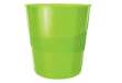 Immagine di Cestino gettacarte WOW - altezza 32,4 cm - diametro 29 cm - 15 L - verde lime - Leitz