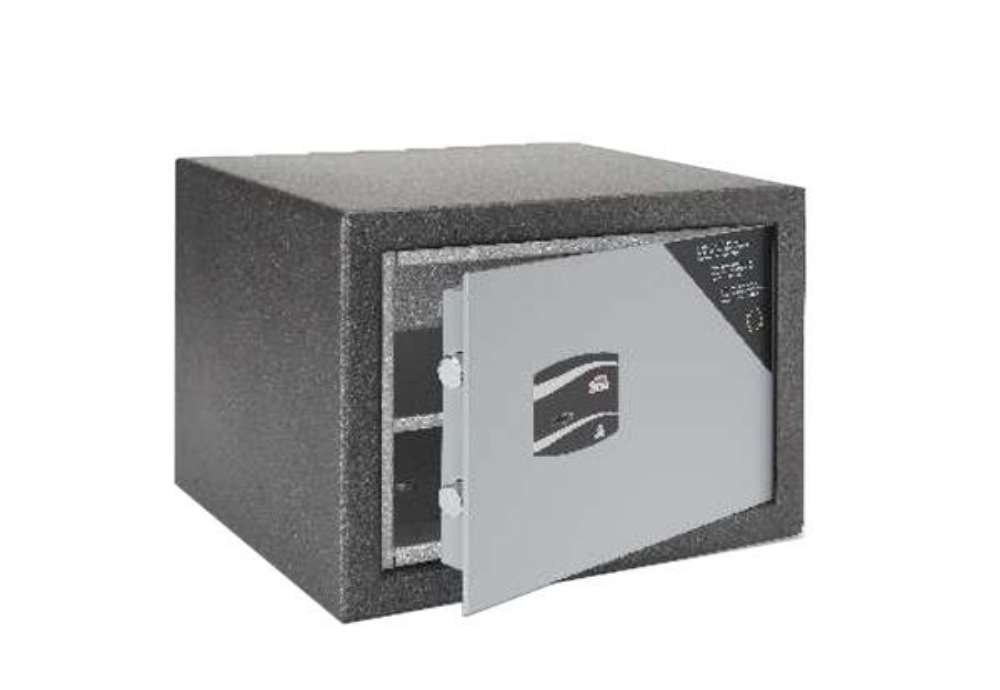 Immagine di Cassaforte a mobile certificata ST FS40 - serratura a chiave doppia mappa - 450 x 330 x 380 mm - Met
