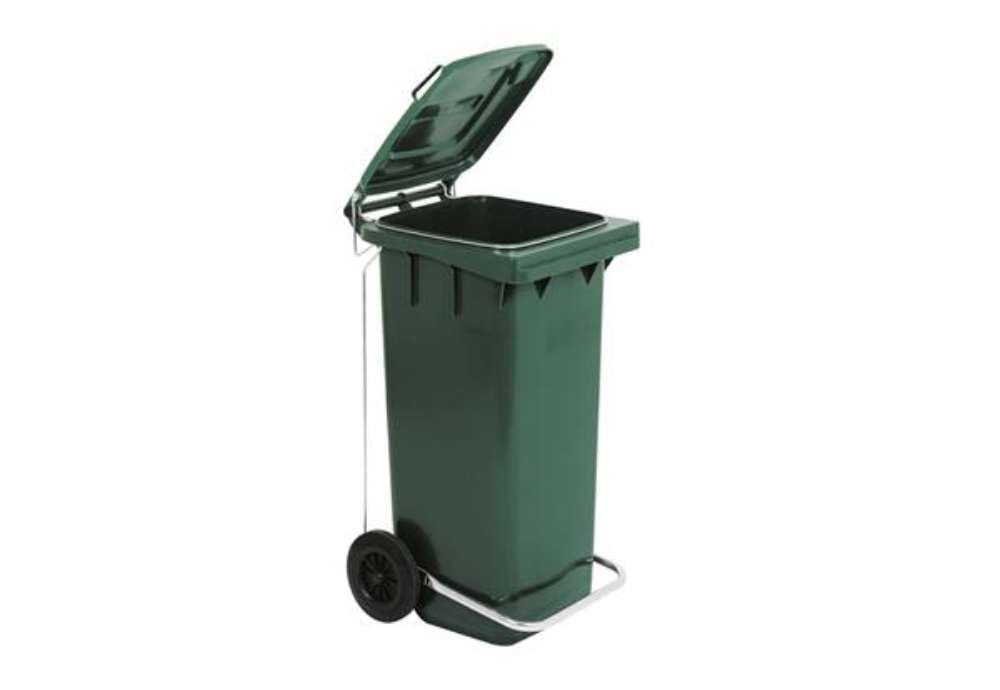 Immagine di Kit pedale + anello per bidone carrellato 120 L - Mobil Plastic