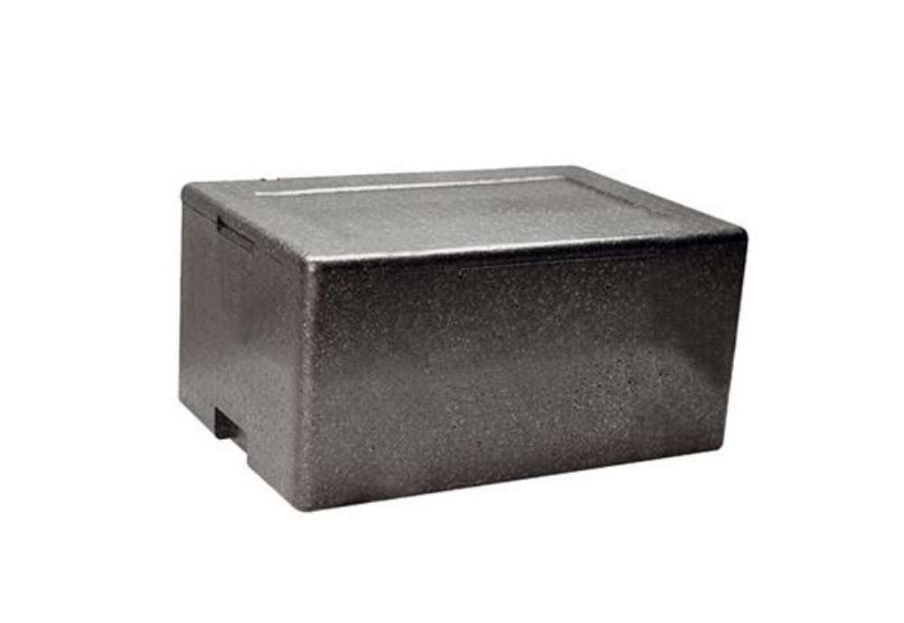 Immagine di Cassa termica - in polipropilene espanso - per il trasporto alimenti - 61 x 43 x 28,5 cm - Cuki Prof