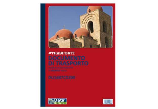 Immagine di Blocco DDT - 50/50 copie autoricopianti - 29,7 x 21,5 cm - DU1687CD200 - Data Ufficio