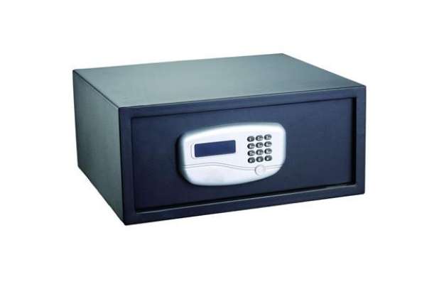 Immagine di Cassaforte di sicurezza - serratura elettronica - 43,2x37x19,5 cm - 10,5 kg - nero - Iternet