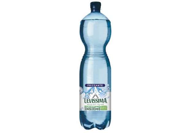 Immagine di Acqua frizzante - 1,5 L - bottiglia 45% RPET - Levissima