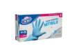 Immagine di Guanti in nitrile non talcato - per uso medicale - taglia S/M - azzurro - Logex Professional - scato