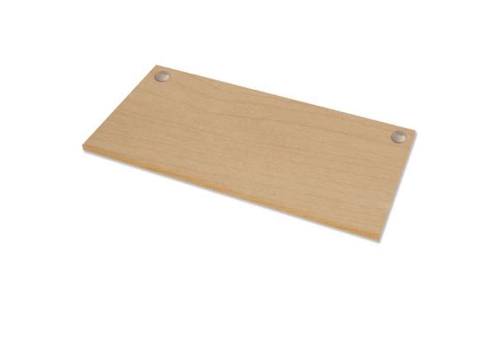 Immagine di Piano di lavoro per scrivania Cambio - 160 x 80 x 2,5 cm - acero - Fellowes