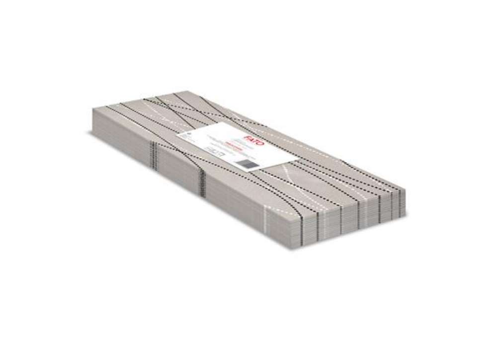 Immagine di Tovaglia linea Airlaid - 100 x 100 cm - perla / tortora - Fato - conf. 25 pezzi