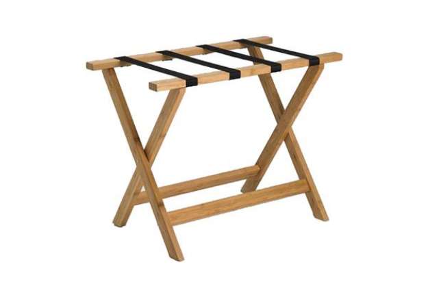Immagine di Reggivaligia da hotel - 65 x 36 x 15 cm - bamboo - Leone