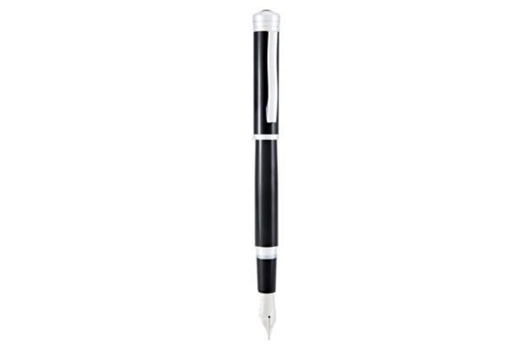 Immagine di Penna stilografica Strata - tratto medio - fusto nero - Monteverde