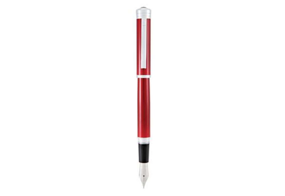 Immagine di Penna stilografica Strata - tratto medio - fusto rosso - Monteverde