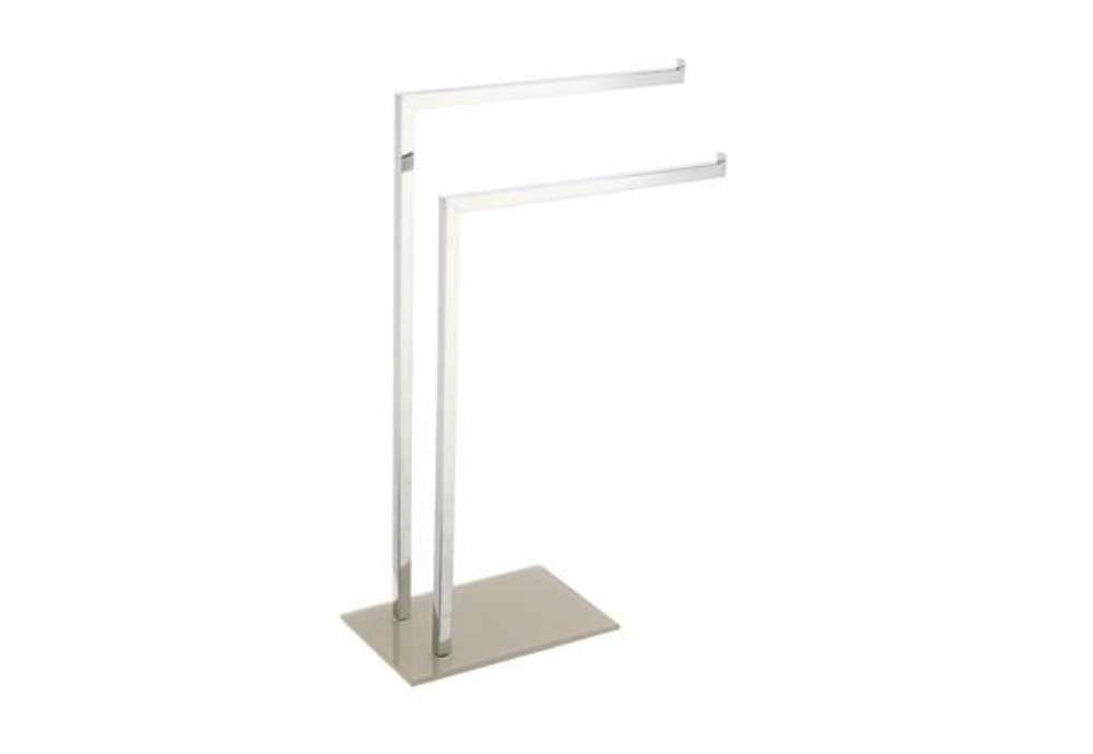 Immagine di Piantana porta asciugamani - grigio tortora - King Collection
