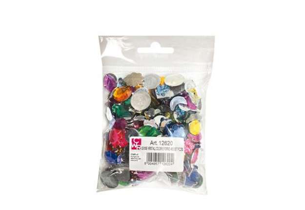 Immagine di Gemme Kristall - colori e forme assortiti - DECO - conf. 250 pezzi