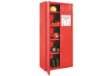 Immagine di Armadio in metallo per DPI - a 2 ante - 80 x 40 x 180 cm - rosso - Fasma