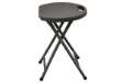 Immagine di Sgabello Horeca - pieghevole - 44 x 30 x 30 cm - HDPE - noce - Garden Friend