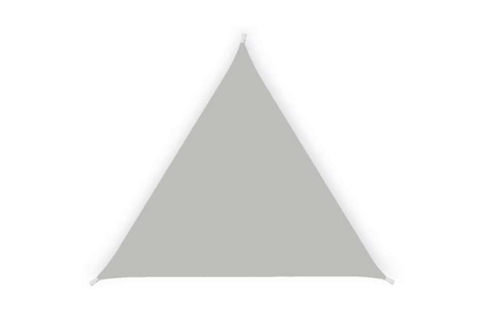 Immagine di Tenda a vela triangolare ombreggiante - 3,6 x 3,6 x 3,6 m - PL - cenere - X-Robust