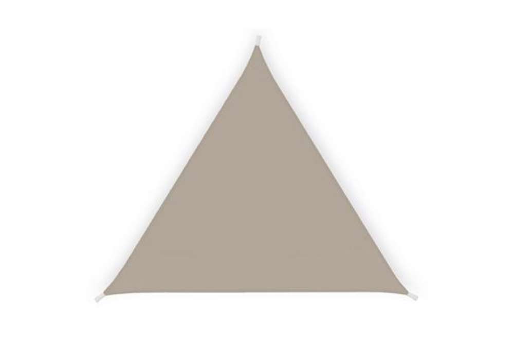 Immagine di Tenda a vela triangolare ombreggiante - 5 x 5 x 5 m - PL - tortora - X-Robust