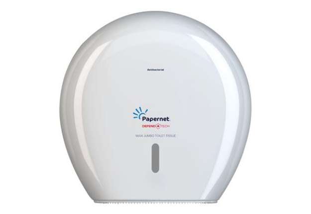 Immagine di Dispenser antibatterico Defend Tech - per carta igienica Maxi Jumbo - Papernet