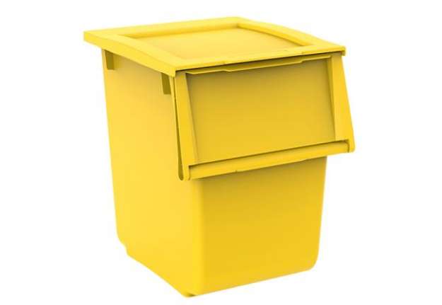 Immagine di Contenitore Ecobin 25 - 25 L - giallo - Terry