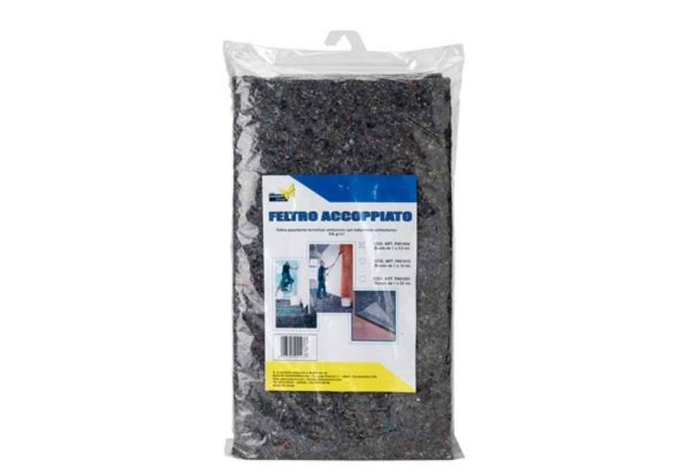 Immagine di Feltro accoppiato - con base antiscivolo - in busta - 1 x 3,5 m - X-Robust