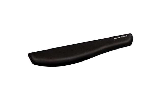 Immagine di Poggiapolsi da tastiera in FoamFusion Microban PlusTouch - nero - Fellowes