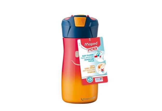 Immagine di Borraccia Picnik Concept - acciaio inox - 430 ml - rosa corallo - Maped