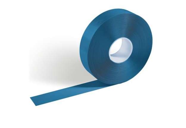 Immagine di Nastro adesivo DURALINESTRONG 50/12 1725 - permanente - 5 cm x 30 m - blu - Durable