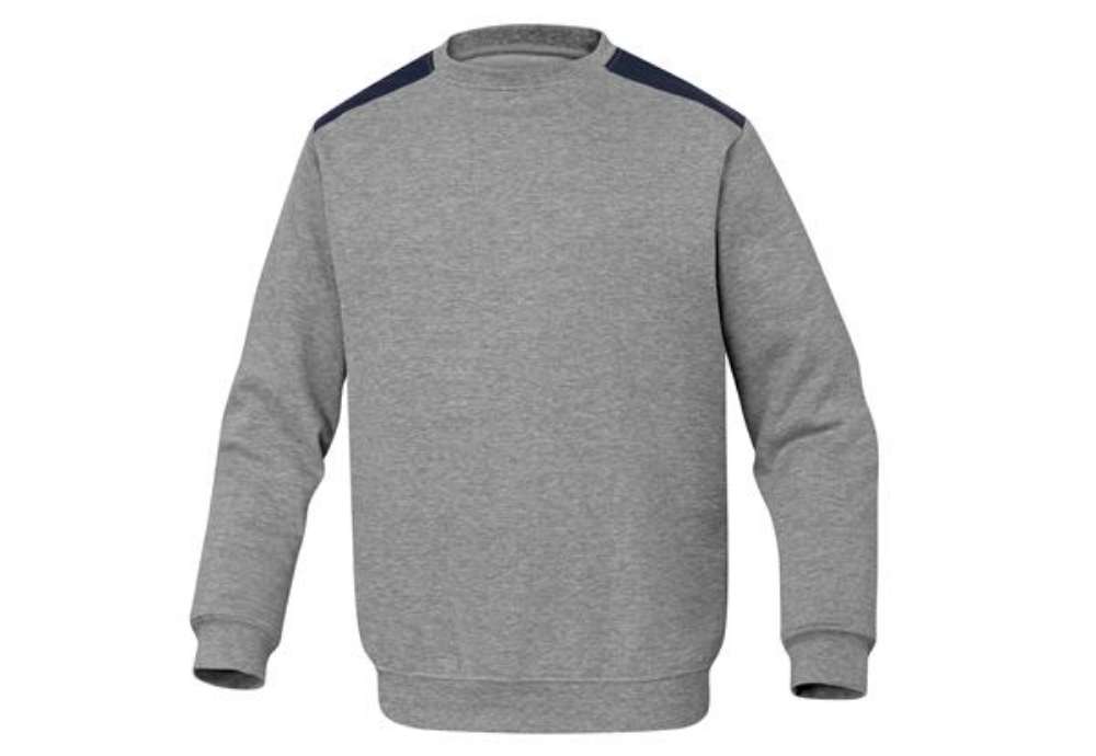 Immagine di Felpa sportivo Olino - pile - tg. M - grigio - Deltaplus
