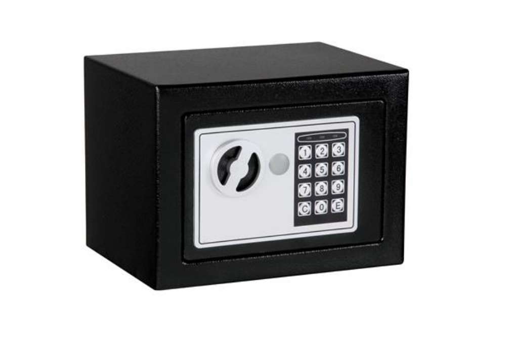 Immagine di Cassaforte di sicurezza con serratura elettronica 230EF - 230 x 170 x 170 mm - Iternet