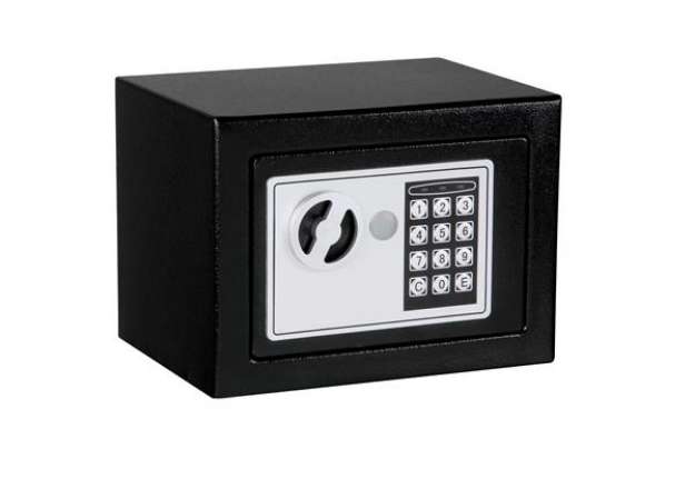 Immagine di Cassaforte di sicurezza con serratura elettronica 230EF - 230 x 170 x 170 mm - Iternet