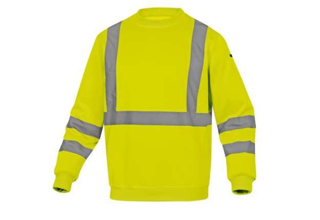 Immagine di Felpa sportiva Astral - alta visibilità - tg. XL - giallo fluo - Deltaplus