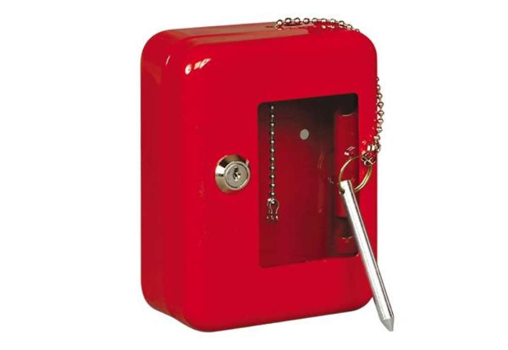 Immagine di Cassetta per chiavi d'emergenza - serrature uguali - 120 x 160 x 60 mm - Metalplus