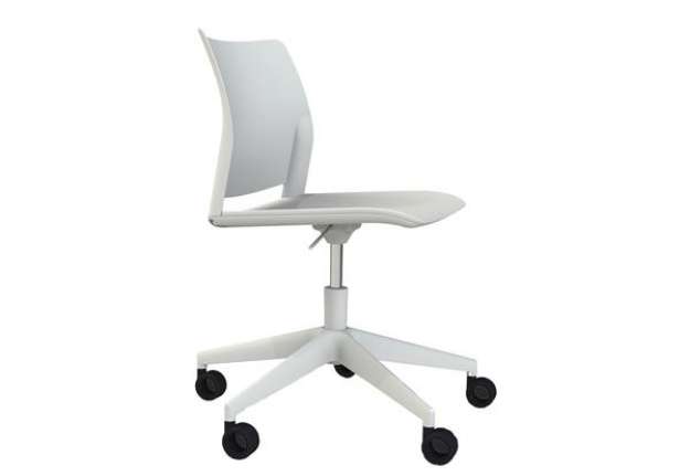 Immagine di Seduta Home/Office Alpha APGB - senza braccioli - bianco - Unisit