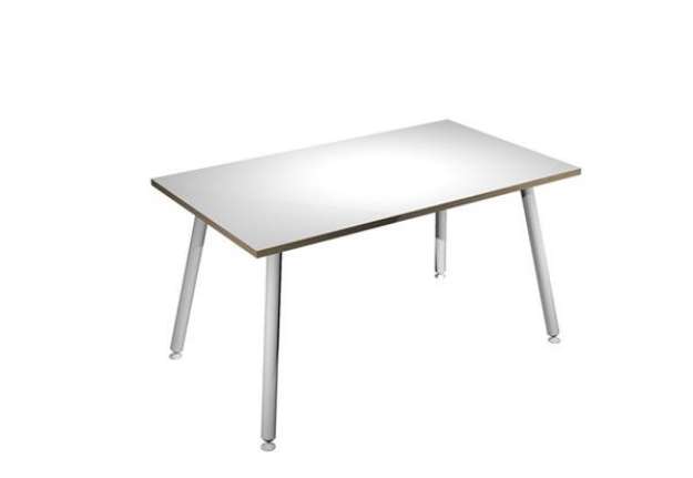 Immagine di Scrivania Skinny Metal - 140 x 80 x H 74,4 cm - bianco