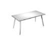 Immagine di Scrivania Skinny Metal - 160 x 80 x H 74,4 cm - bianco
