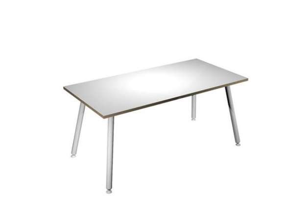 Immagine di Scrivania Skinny Metal - 160 x 80 x H 74,4 cm - bianco