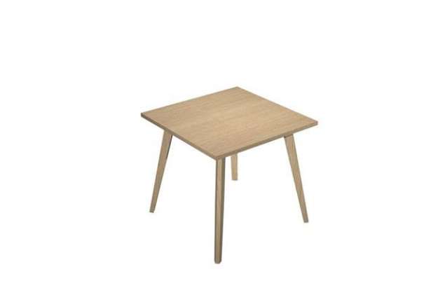 Immagine di Scrivania Woody - 80 x 80 x H 74,4 cm - rovere