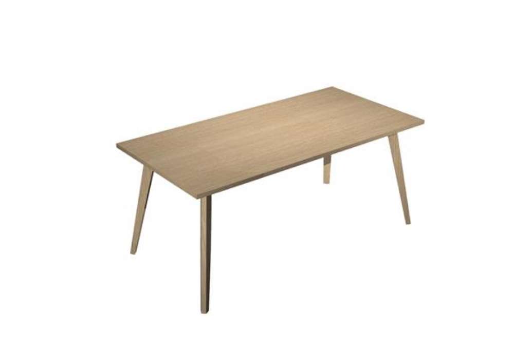 Immagine di Scrivania Woody - 180 x 80 x H 74,4 cm - rovere