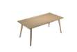 Immagine di Scrivania Woody - 180 x 80 x H 74,4 cm - rovere