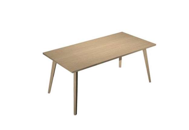 Immagine di Scrivania Woody - 180 x 80 x H 74,4 cm - rovere