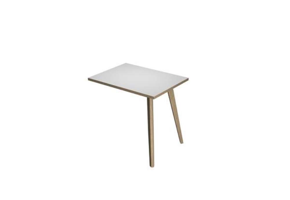 Immagine di Allungo DX/SX per scrivanie Woody - 60 x 80 x H 74,4 cm - rovere / bianco