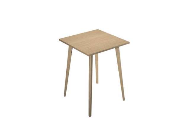 Immagine di Tavolo alto Woody - 80 x 80 x 105 cm - rovere