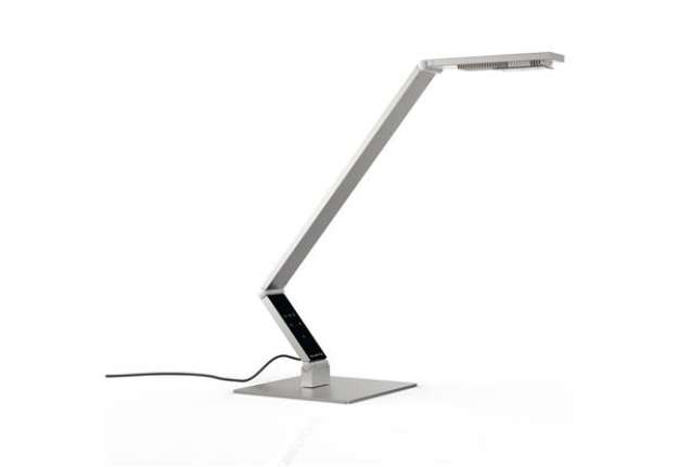 Immagine di Lampada da tavolo Luctra Linear - 9,5 W - 680 lm - metallo - argento - Luctra