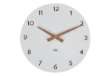 Immagine di Orologio da parete HorMilena - diametro 30 cm - bianco/legno - Alba