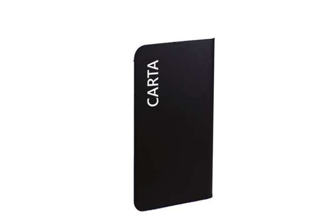 Immagine di Etichetta adesiva raccolta differenziata - con stampa "CARTA" - 50 x 300 mm - vinile - bianco opaco