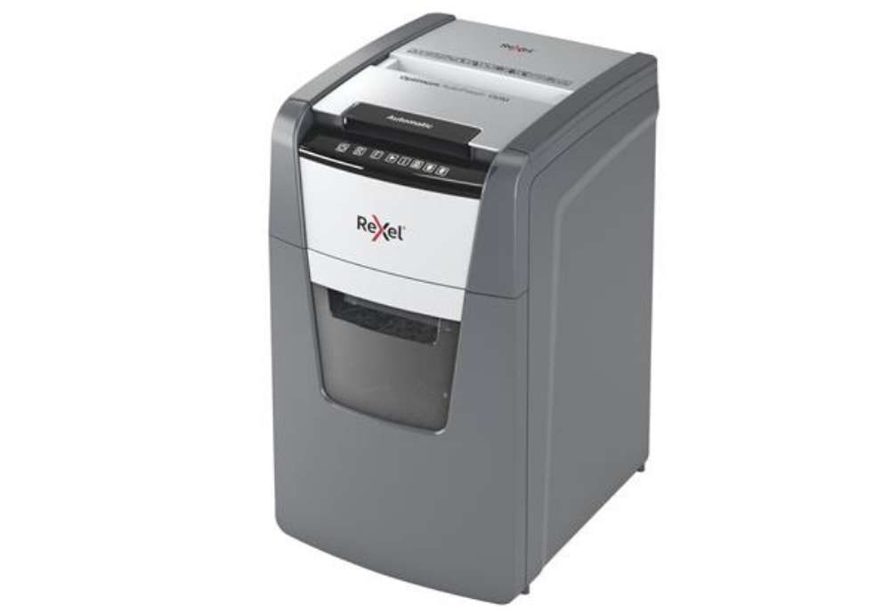 Immagine di Distruggidocumenti Optimum AutoFeed+ 130M - a micro frammenti - Rexel