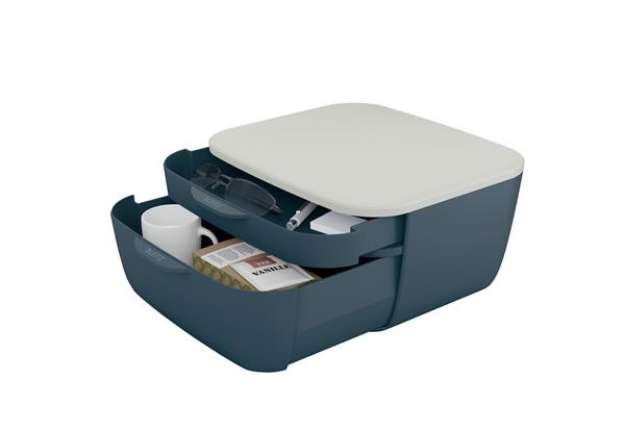 Immagine di Cassettiera Cosy - 2 scomparti - grigio - Leitz