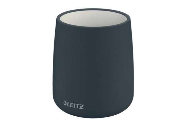 Immagine di Portapenne Cosy - 10,8 x 8,5 cm - ceramica - grigio - Leitz