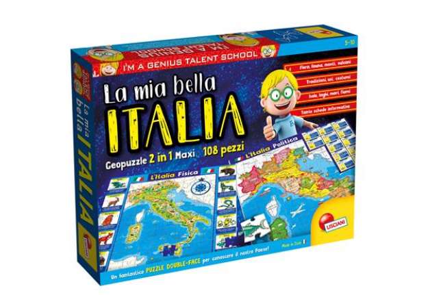 Immagine di Geopuzzle "La mia bella Italia" I'm a Genius - Lisciani