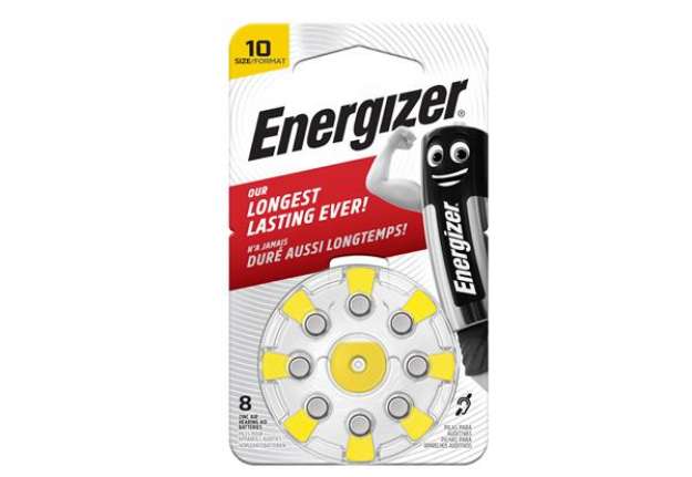 Immagine di Pila per apparecchi acustici 10 Zinc Air - Energizer - blister 8 pezzi
