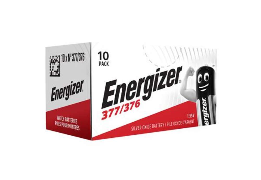 Immagine di Micropila Watch 377-376 - a pastiglia - ossido argento - Energizer
